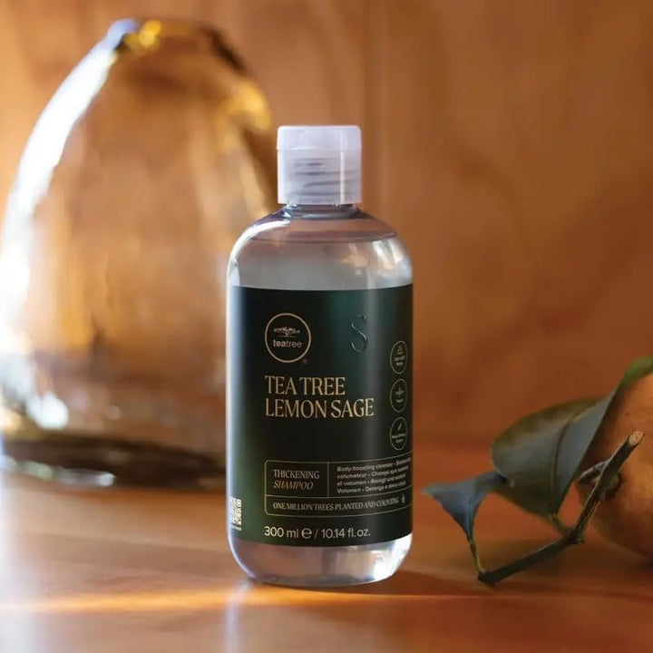 Paul Mitchell Tea Tree Lemon Sage Thickening Shampoo - Volumen-Shampoo für feines Haar, kräftigende