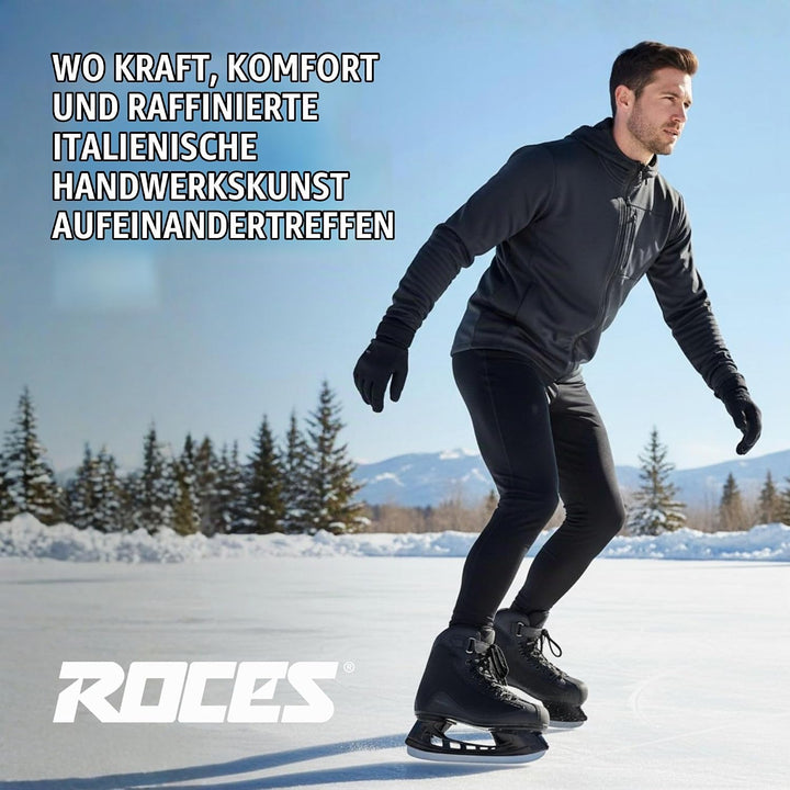 Roces Herren Schlittschuhe RSK 2 42 Schwarz Single, 42 Schwarz Single