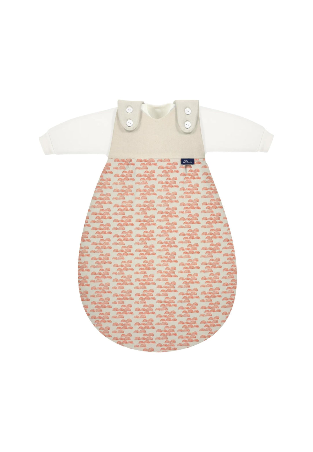 Alvi Baby-Mäxchen 3-teilig Baumwolle Baby Schlafsack Set, 2.5 TOG, Sommer- und Winterschlafsack, mit