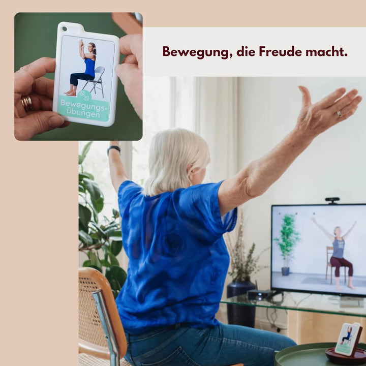 Family.Cards Starter-Set - Videotelefonie für Senioren über TV - Kartenbasiertes System für einfache