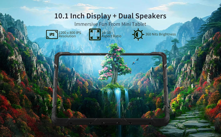 HEIGAOLAPC Outdoor Tablet Windows 10,10.1 inch Rugged Tablet PC 16000mAh Akku,8GB RAM 128GB ROM(Expa