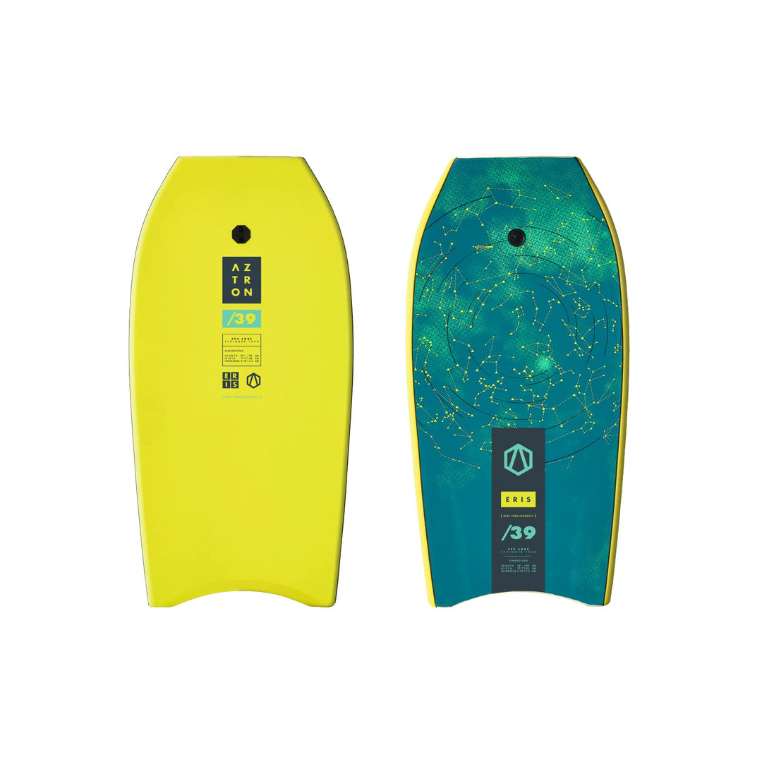 Aztron, ERIS 39 super leichtes und langlebiges Bodyboard für Anfänger, Unisex, Gelb