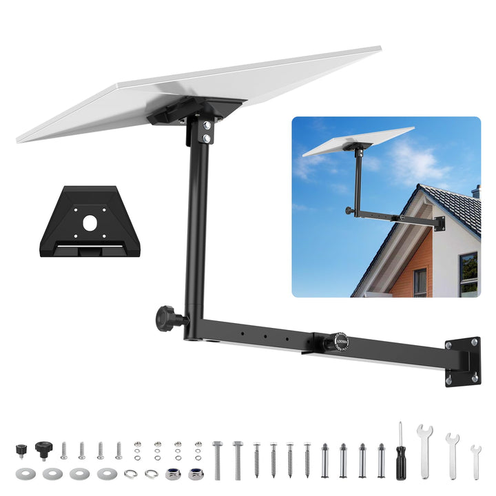IMAYCC 360°Verstellbare Starlink Gen 3 Halterung mit Ausziehbarem-Masthalterung, Anti-RostStarlink G