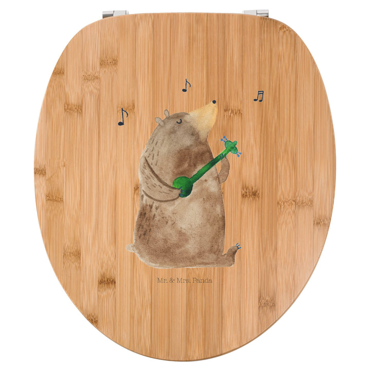 Mr. &amp; Mrs. Panda Motiv WC Sitz Bär Lied - Geschenk, Klodeckel, Toilette, Klobrille, Song, Toilettend