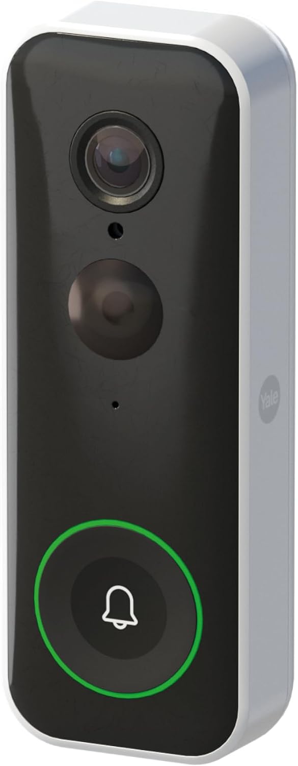 Yale - Smart Video-Türklingel - Full HD Live Ansicht &amp; Zwei-Wege-Audio - Bewegungsaufzeichnungen | A