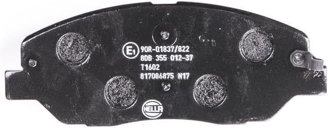 HELLA PAGID 8DB 355 012-371 Bremsbelagsatz - T1602 - Dicke/Stärke: 17.6mm - Bremssystem: Mando - mit