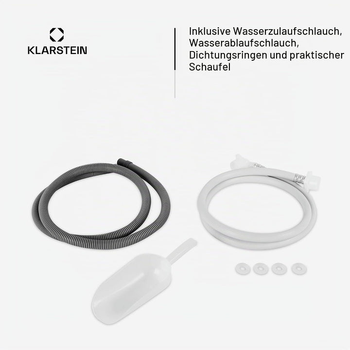 Klarstein Powericer XXL - Profi Eiswürfelmaschine, Eiswürfelbereiter, Ice Maker, 25 kg / 24 h,160 W,