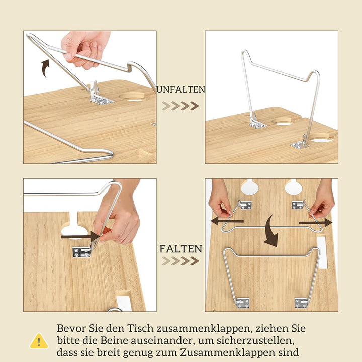 Outsunny Picknickkorb aus Weidenholz Picknickkoffer für 4 Personen mit Picknickdecke Besteck Set, Fl