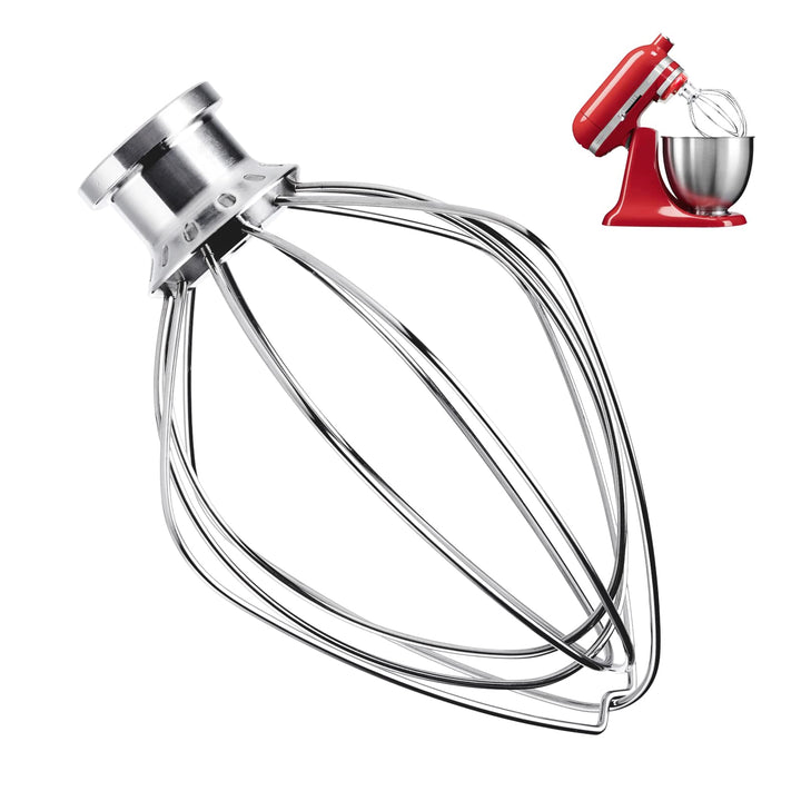 Schneebesen Edelstahl für KitchenAid 3,5 Quart Kippkopf-Standmischer KSM3311 und KSM3316, K35WW Rühr