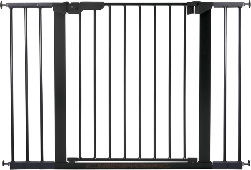 BabyDan Premier Drucksperre für Tür / Treppe Schwarz 73,5-112,8 cm 73,5-112,8 cm Schwarz, 73,5-112,8