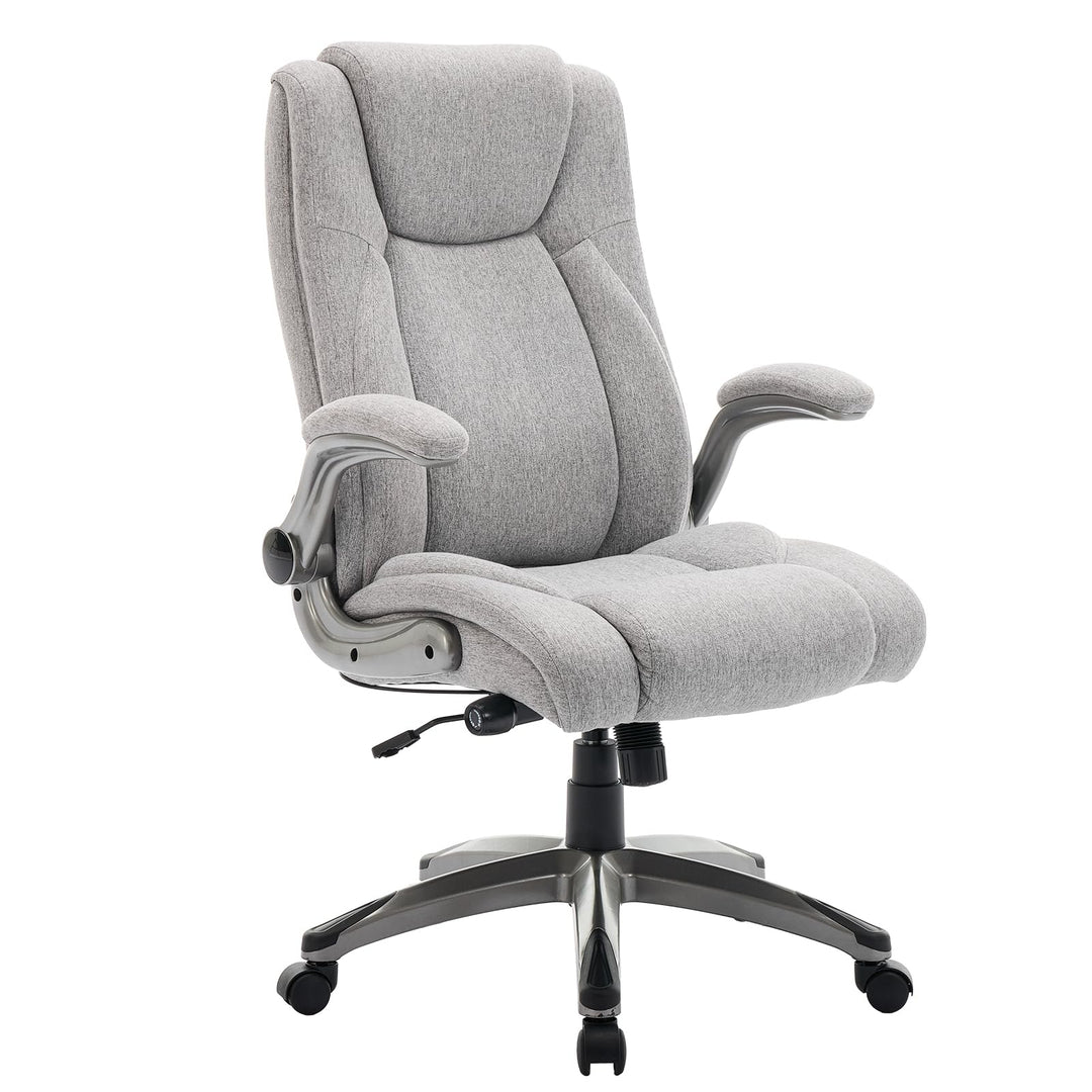 COLAMY Bürostuhl Ergonomisch, Chefsessel mit Hoher Rückenlehne, Ergonomischer 360° Drehstuhl für Bür