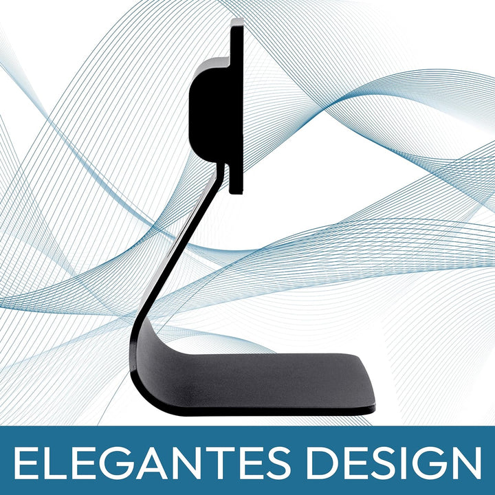 VSG24 Style Design Monitor Halterung, Vollmetall VESA 100x100 Tischhalterung, Bildschirm Standfuss P