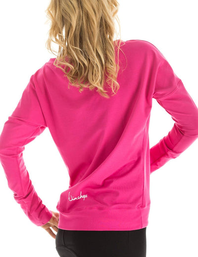 Winshape Damen Freizeit Sport Dance Fitness Longsleeve WS2 M Rosa, M Rosa