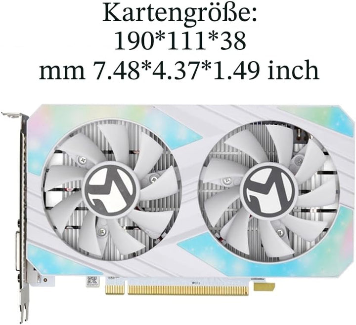 maxsun Grafikkarten AMD Radeon RX 580 8GB 2048SP GDDR5 Computer Video Grafikkarte GPU für PC Gaming