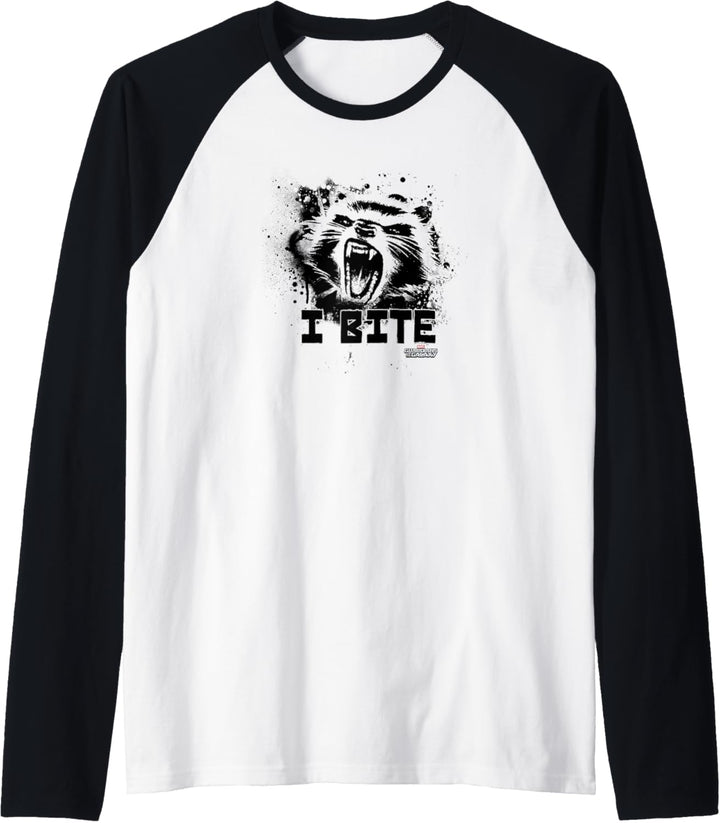 Marvel Rocket Guardians of the Galaxy Bite Raglan