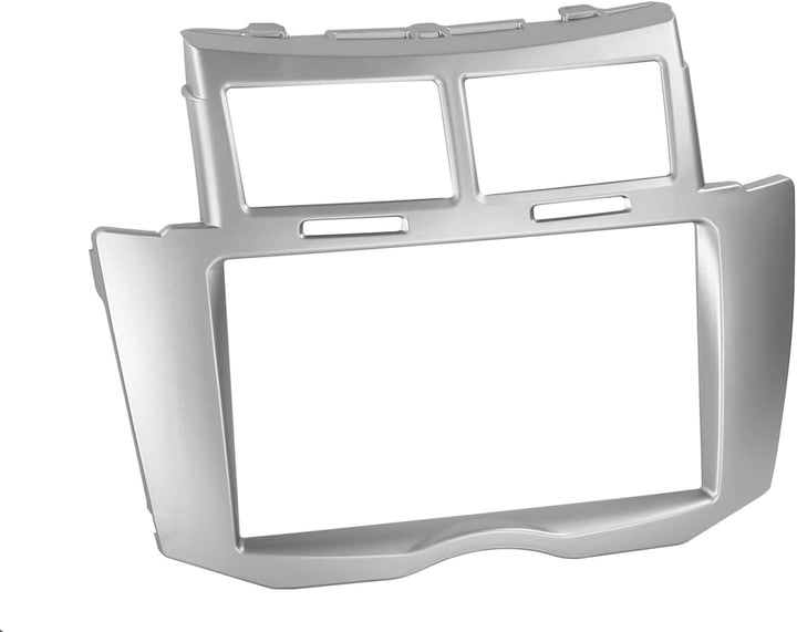 ACV Doppel-DIN Blende 2-DIN Radioblende RB Toyota Yaris 2006->2011 Silber/schwarz