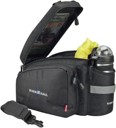 KLICKfix Farradtasche Tourino Schwarz Gepäckträgertasche, 35 x 30 x 23 cm Single, Single