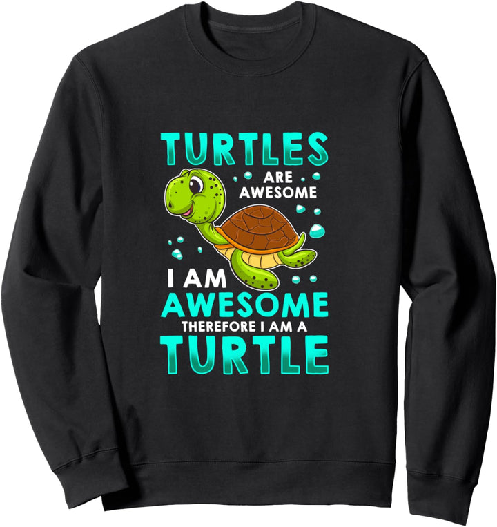 Turtles Are Awesome I'm Awesome Im A Sea Turtle Beach Hoodie Sweatshirt