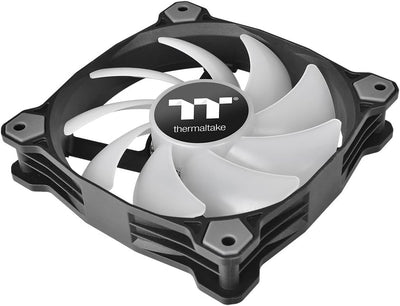 Thermaltake Pure 12 Argb Sync Gehäuselüfter Tt-Premium Edition (3-Fan Pack),CL-F079-PL12SW-A,Schwarz