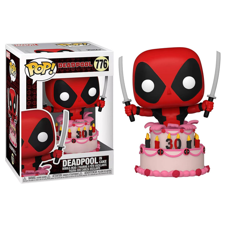 Funko Pop! Marvel: Deadpool 30th - Deadpool in Cake - Vinyl-Sammelfigur - Geschenkidee - Offizielle