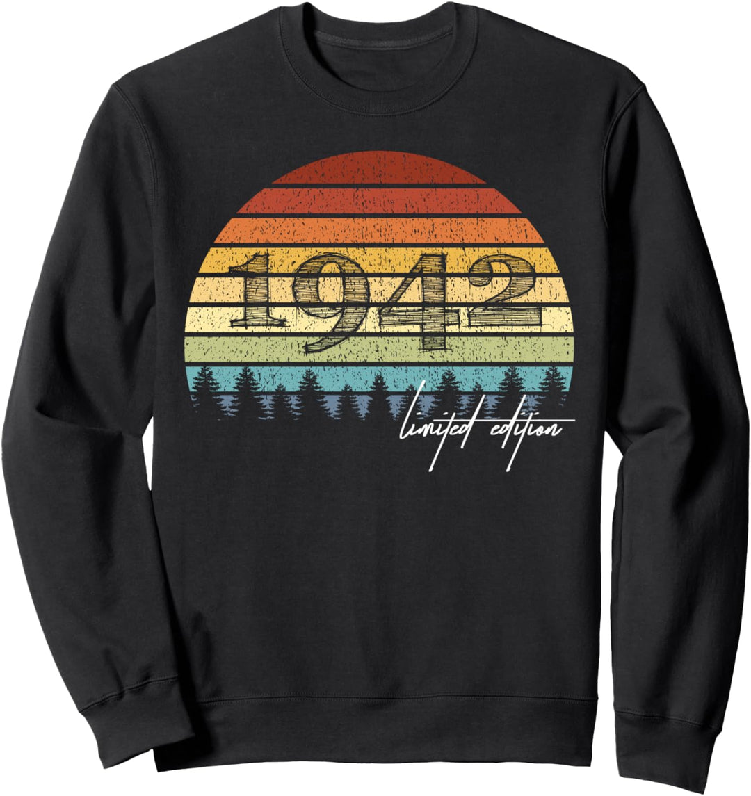 82. Geburtstag Mann Frau 82 Jahre 1942 Deko Lustig Geschenk Sweatshirt