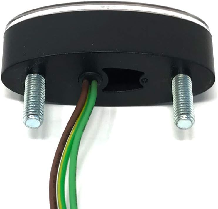 Alchemy Parts Motorrad Mini Stopp Rücklicht LED für Projekt Motorrad & Roller - Rot Linse, Rot Linse