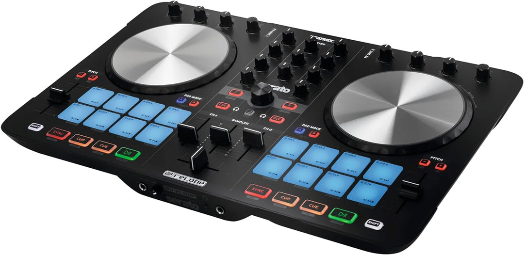 reloop Beatmix 2 MK2 – Treiber DJ (6,3 mm, 3,5 mm/6,35 mm, USB), schwarz