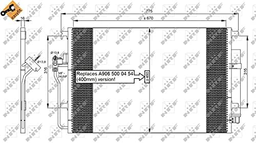 NRF 35849 Kondensator, Klimaanlage