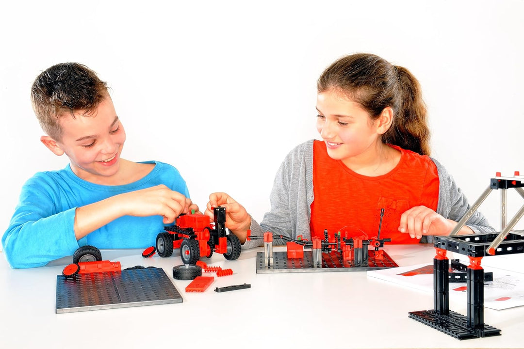 fischertechnik 536622 ADVANCED Mechanic & Static 2 – Bausatz für Kinder, Experimentierkasten mit 30