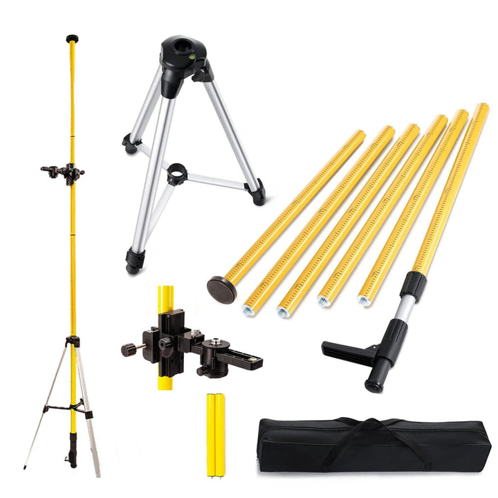 Stativ Für Laser,Nivellier-Dreibein,1/4“-20 5/8”-11 Gewinde,Höhenverstellbar 700-3600 Mm,Integrierte