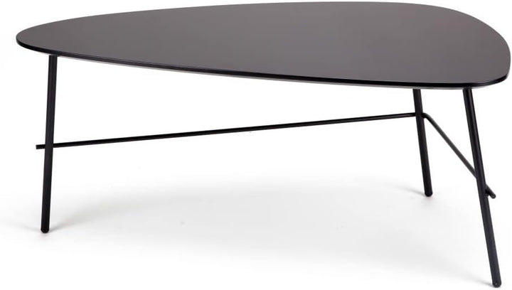 Tisch Wohnzimmertisch Couchtisch Holz Metall Weiss Grau Schwarz Sofatisch Magali Farbe Weiss, Grösse