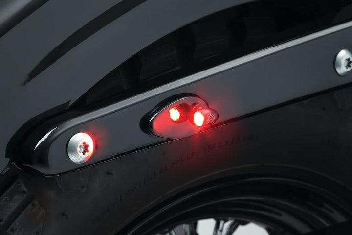 Kellermann 200-273 200–273 Bullet Atto RB Rücken –/breakelight by, schwarz, Glas klar 1 Stück