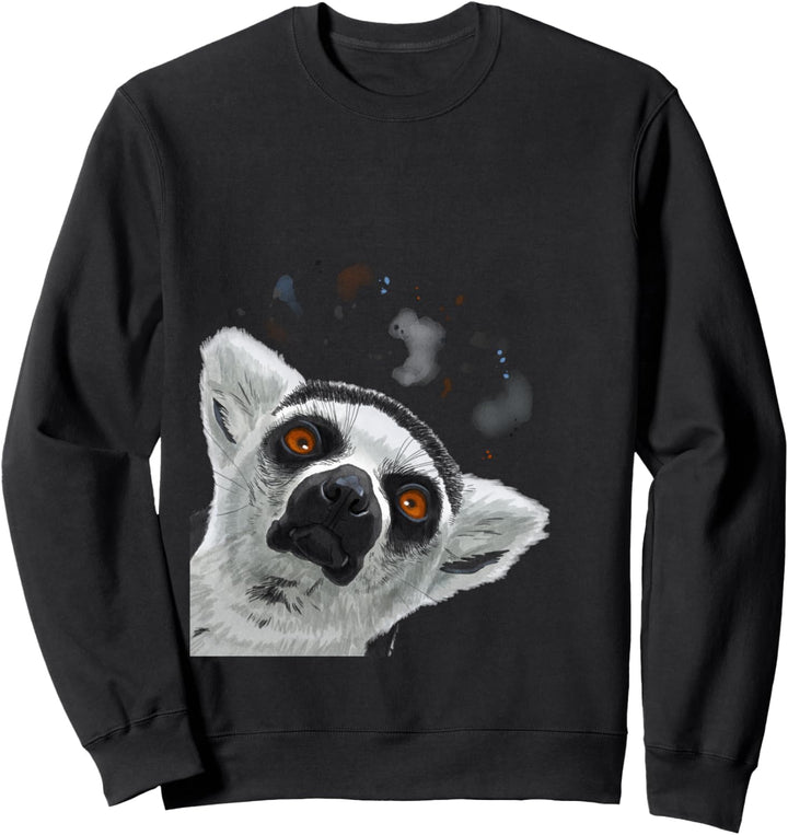 Neugieriger Lemur Sweatshirt