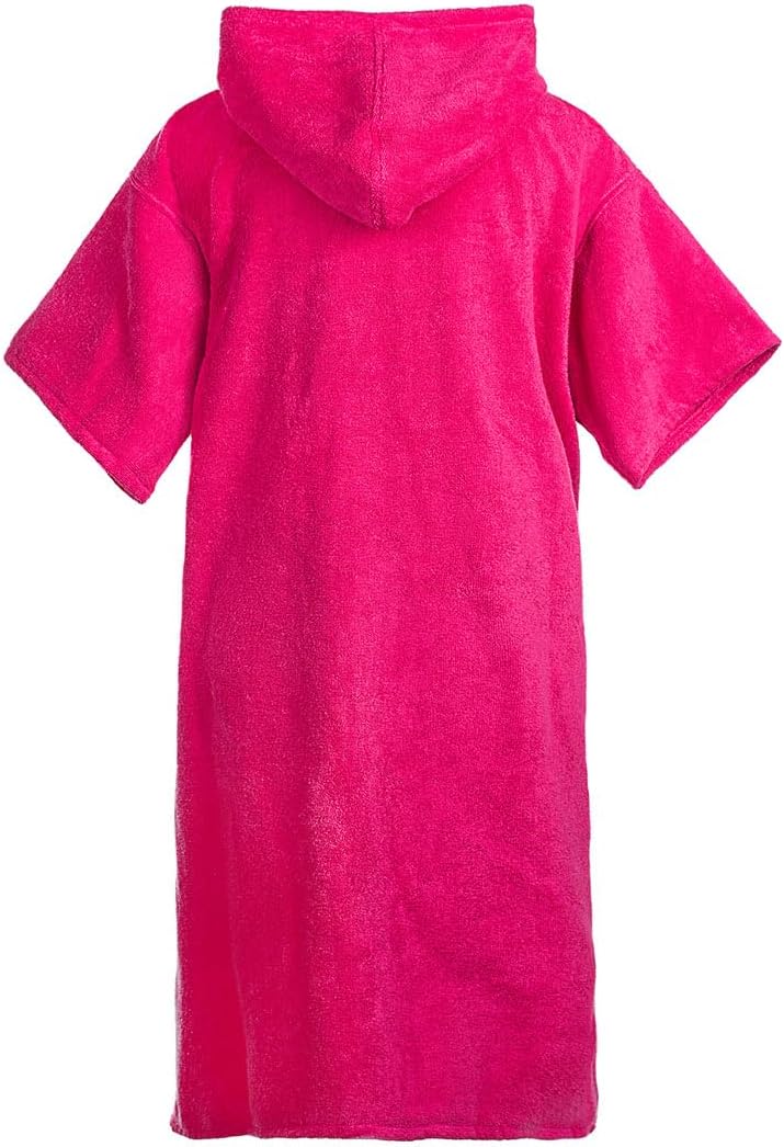 ATLANTIC SHORE | Surf Poncho | Badeponcho mit Kapuze aus 100% Baumwolle | Unisex | Basic für Erwachs