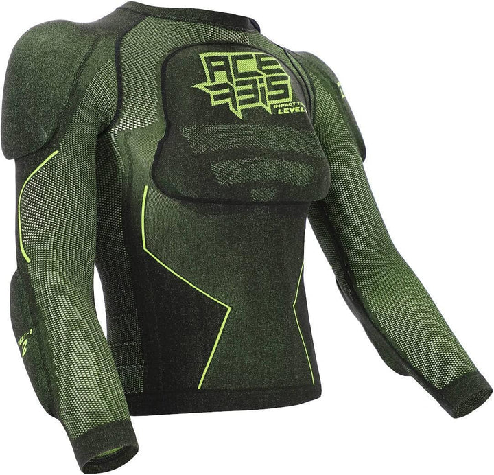 Acerbis Unisex Geschirr Bruststück X-Fit Future Kid Level 2, Schwarz/Gelb, S-M