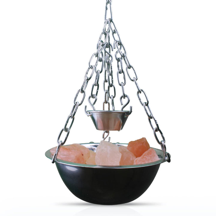 Sauna Hängeschale/Verdampferschale aus Edelstahl für Sauna/Infrarotkabine/Sanarium - Aufguss 20cm (K