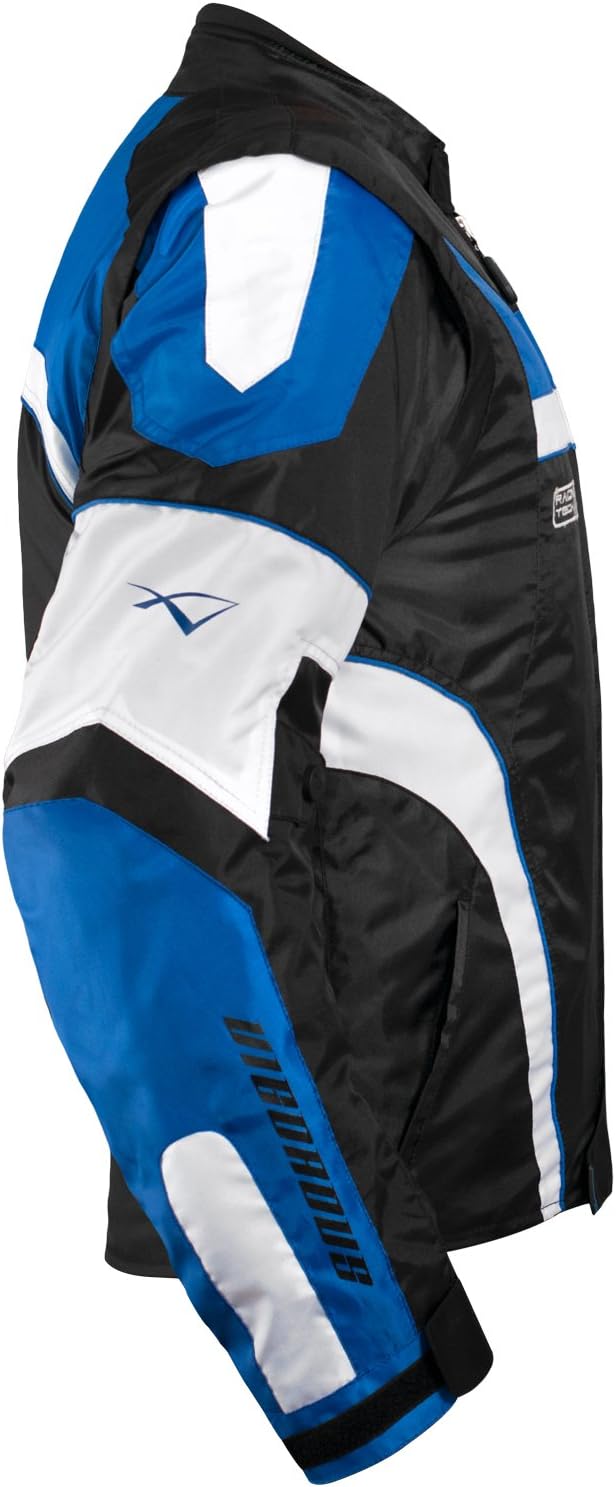 A-pro Motorradjacke für Damen, Nylon, Oxford, Thermoweste, reflektierend L Blau, L Blau
