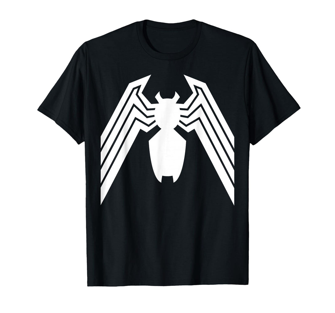 Mens Marvel Venom Classic Logo Graphic T-Shirt XL Black