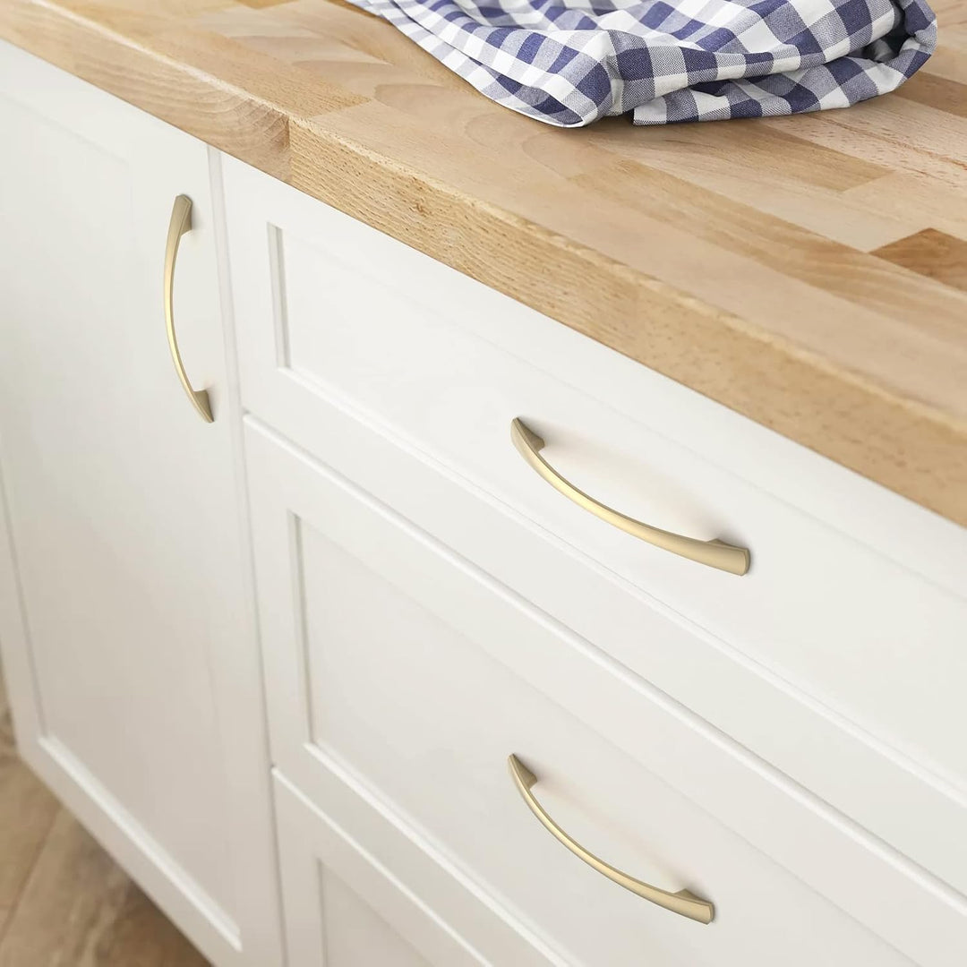 FURNIWARE 10 Stück Griffe, 160mm Lochabstand Möbelgriffe Schrankgriffe Küchengriffe Griffe Möbel Sch