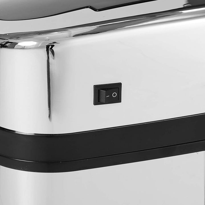 Homcom® Edelstahl Automatik Sensor Mülleimer Abfalleimer IR Sensor mit/ohne Inneneimer rund vierecki