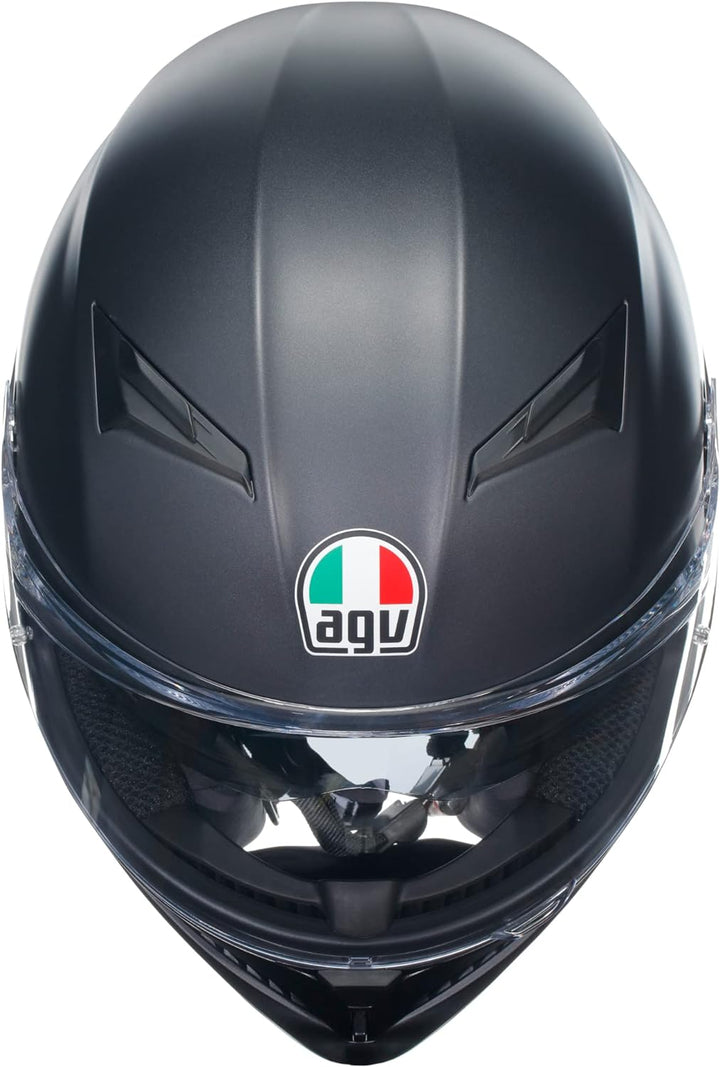 AGV - K3 E2206 MPLK Motorradhelm, Herren Integralhelm, ECE Vollvisierhelm mit Schweissabsorption, Sp