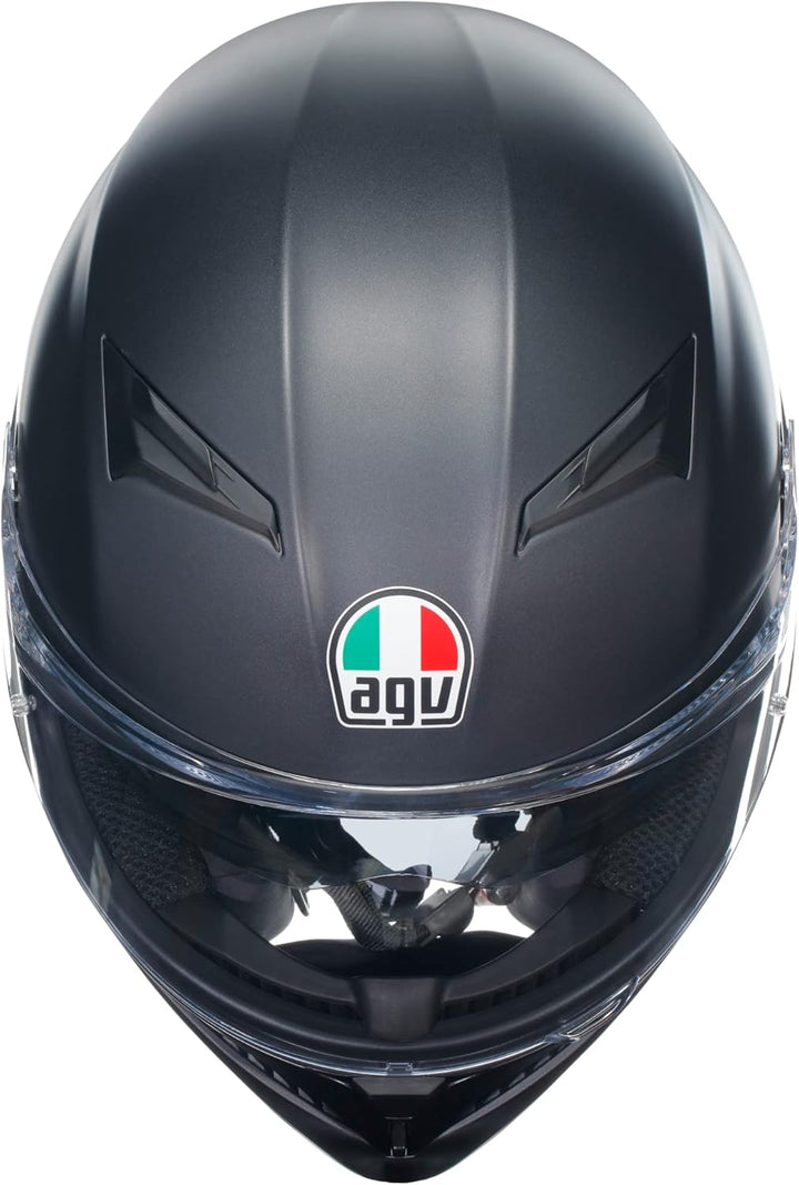 AGV - K3 E2206 MPLK Motorradhelm, Herren Integralhelm, ECE Vollvisierhelm mit Schweissabsorption, Sp