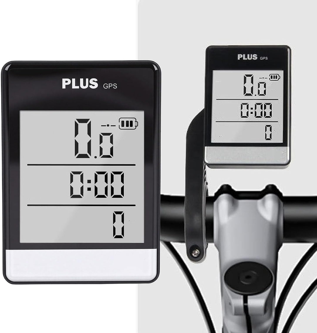 Asixxsix GPS Fahrrad Computer, Drahtloses Radgeschwindigkeitsmesser mit 3,26 Zoll hintergrundbeleuch