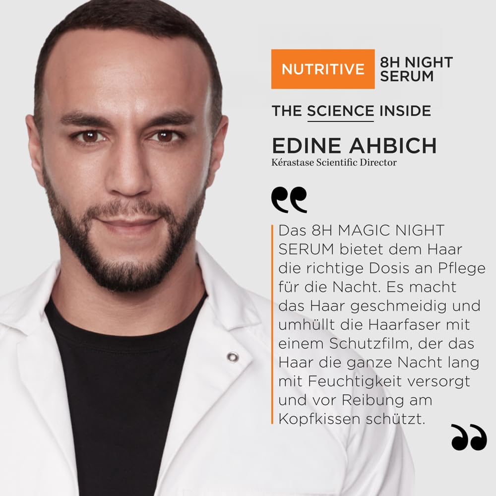 Kérastase Nutritive, Nachtserum für normales bis leicht trockenes Haar, Nährend und glättend für meh