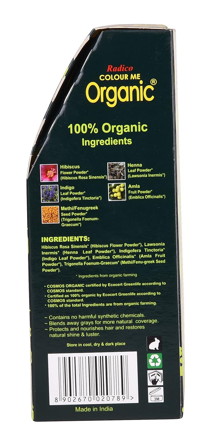 Radico Colour Me Organic Pflanzenhaarfarbe Honig-Blond (bio, vegan, Naturkosmetik) HonigBl Honig-blo