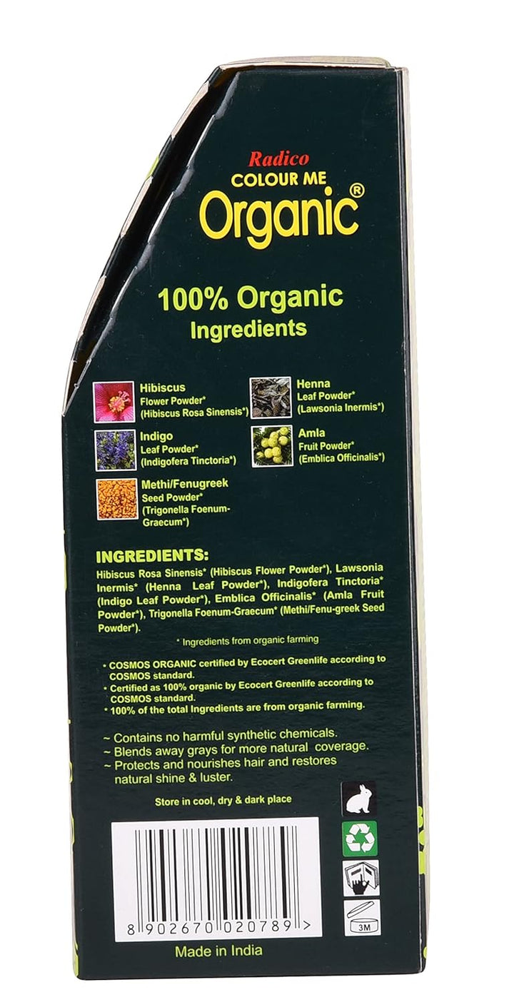 Radico Colour Me Organic Pflanzenhaarfarbe Honig-Blond (bio, vegan, Naturkosmetik) HonigBl Honig-blo