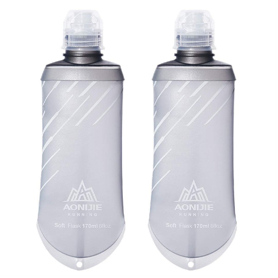 Azarxis TPU Faltbarer Soft Flask, BPA-Frei Trinkblase Trinkflaschen Wasserflasche für Trinkrucksack
