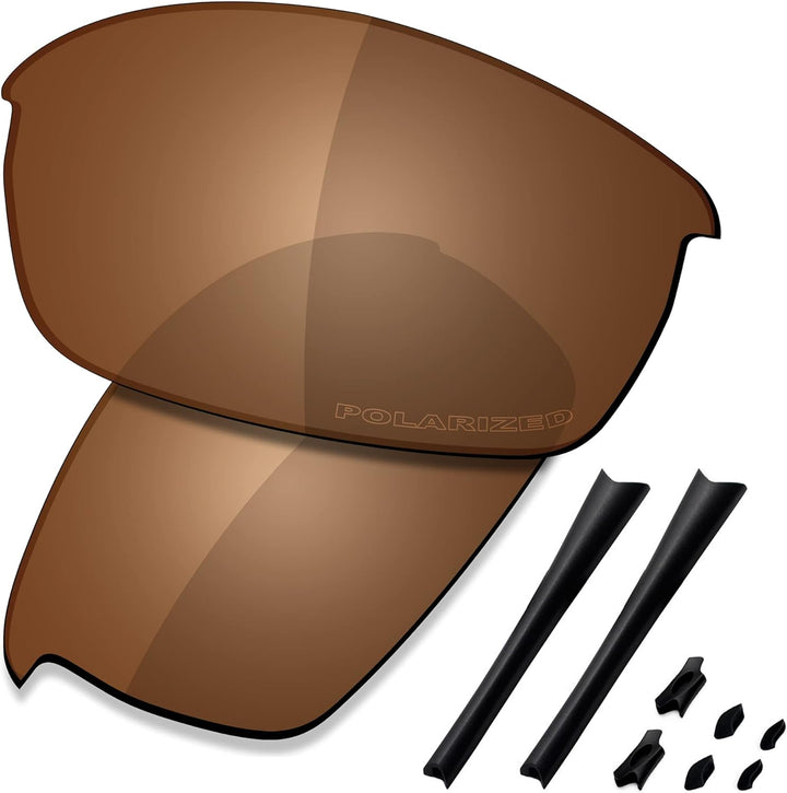 Saucer Premium-Ersatzgläser und Gummi-Kits für Oakley Flak Jacket Sonnenbrillen High Definition - Am