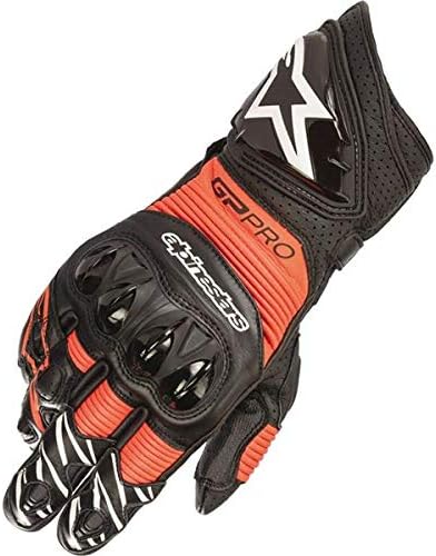 Alpinestars Men's Motorcycle Gloves (Black, Small) 3XL schwarz / rot, 3XL schwarz / rot