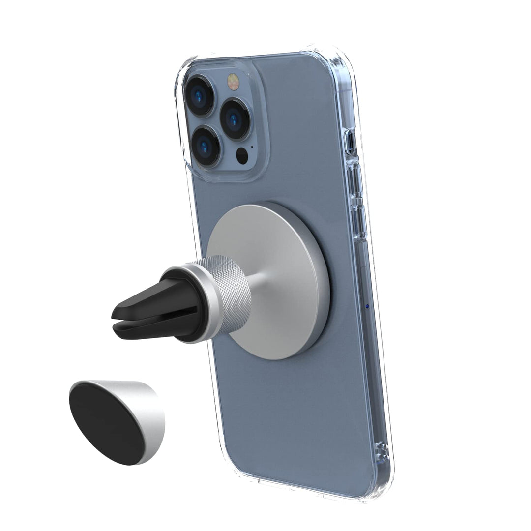 Just Mobile AluDisc Go I Multi-Winkel Handy Autohalterung I Magnetischer Smartphone Halter kompatibe